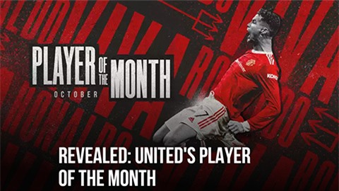 Ronaldo nhận danh hiệu Cầu thủ MU xuất sắc nhất tháng 10