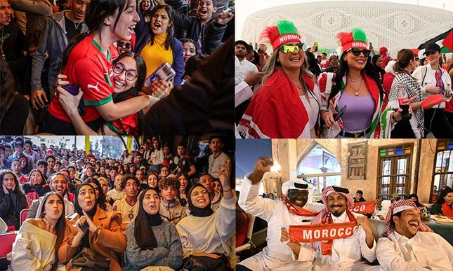 Thế giới Ả Rập và châu Phi phát cuồng vì chiến thắng lịch sử của Morocco