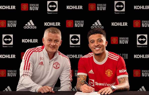 'Bom tấn' Jadon Sancho chính thức gia nhập Manchester United